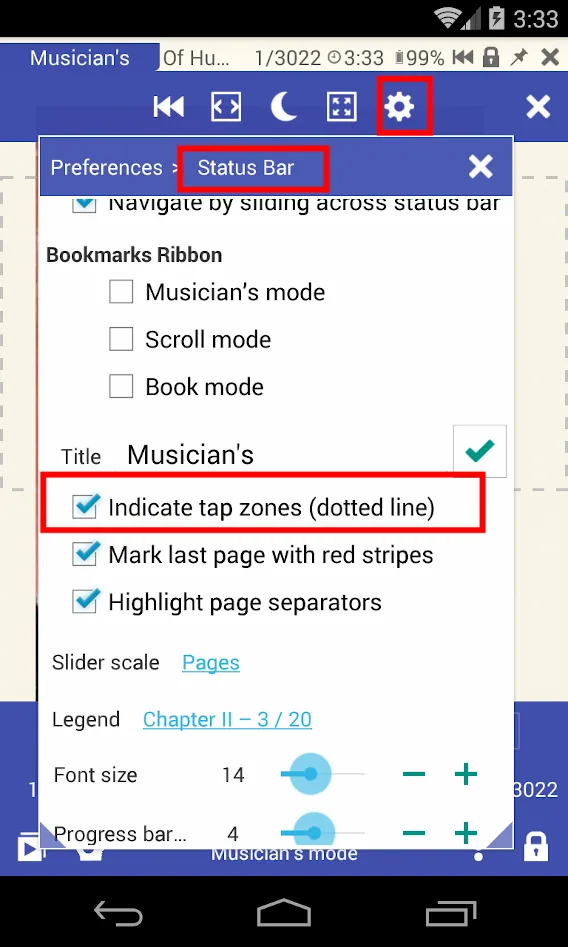 disable dashed lines
